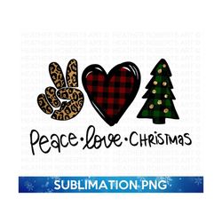 Peace Love Christmas PNG, Patterned Christmas Trees Sublimation png, Christmas tree png, Christmas Shirts png, Sublimati