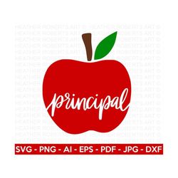 Principal SVG, School Principal SVG, Apple SVG, Back to school svg, Principal shirt svg, Gift for principal svg, Cricut