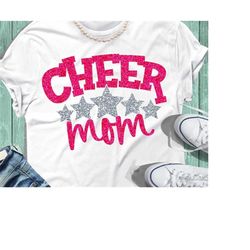 cheer svg, cheer Mom svg, cheer mom shirt, svg, svgs, dxf, eps, png, cheerleader, star svg, mom, shirt, shorts and lemon