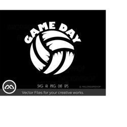 volleyball svg game day - volleyball svg, volleyball mom svg, sports svg, volleyball shirt, volleyball design, digital f