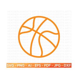 Basketball Outline SVG, Basketball Fan SVG, Fan Shirt svg, Basketball Player svg, Sports svg, Mom Basketball Shirt svg,