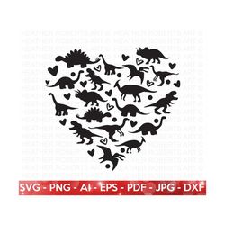 Dinosaur Heart SVG, Valentine Dinosaur SVG, Dinosaur SVG, Valentine's  Day Shirts svg, Valentine Gift, Kid's Shirt svg,