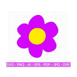 Flower Svg, Floral SVG,  Flower Clipart svg, Flower Colored svg, Cut Files for Cricut, Silhouette