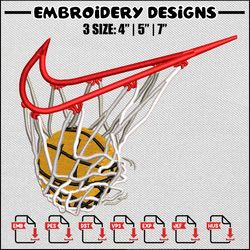 Basketball embroidery design, Nike design, Embroidery design, Embroidery files, Embroidery shirt, Digital download