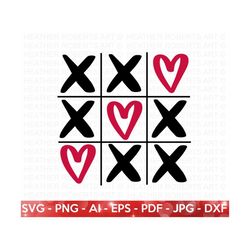 Tic tac Toe SVG, Valentine's  Day Shirts svg, Valentine Quotes svg, Cute Valentines svg, Valentine Gift, Hand written, C