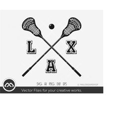 lacrosse svg lax - lacrosse svg, lacrosse stick svg, lax svg, sports svg, dxf eps, cut file