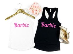 barbie tank top, pink barbie design, barbie shirt,, barbie movie shirt, come on barbie shirt, margot robbie barbie, barb