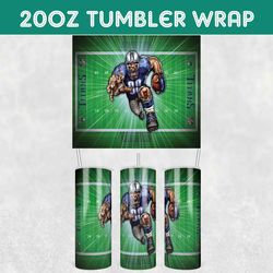 Titans Football Stadiums Tumbler Wrap, Tennessee Titans Mascot Stadiums Tumbler Wrap, Football Team Tumbler Wrap, NFL
