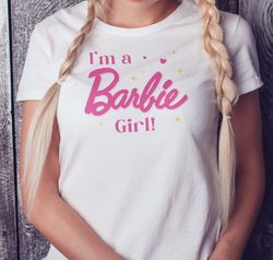 woman shirt "i'm barbie", barbie movie shirt, come on barbie shirt, margot robbie barbie, barbie 2023 shirt, barbie marg