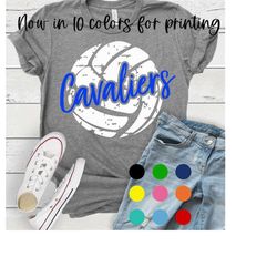 cavaliers, cavaliers design, volleyball, sublimation, distressed, shirt, shorts and lemons, digital download, volleyball