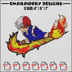 Todoroki nike embroidery design, Nike design, Embroidery design, Embroidery files, Embroidery shirt, Digital download