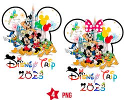 Disney Trip 2023 Png, Disney Family Vacation Png, Mickey Vacay Mode Png, Magical Kingdom Png