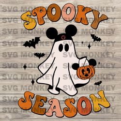 Spooky Season Svg Png, Halloween, Trick Or Treat Svg, Spooky Vibes SVG EPS DXF PNG