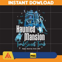 Haunted Mansion Png, Mickey Minnie Haunted Mansion Png, Mickeys Not So Scary, Spooky Halloween, Halloween Png (7)
