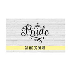 Bride svg png eps dxf pdf/bride to be svg/bride diamond ring stars svg/bridal party svg/bride glass decal svg/Wedding sv