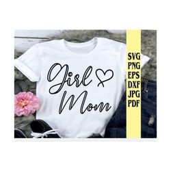 Girl mom heart svg png eps dxf jpg pdf/mom of girls svg/girl mom shirt svg/mothers day svg/mom gift svg/daughters svg/gi