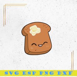 Bread SVG, Cute Sandwich SVG, Love Food SVG, Food SVG