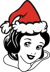 Disney Princess Christmas Clipart, Princesses Christmas Svg cut files for Cricut, Silhouette, Png, DXF, instant download