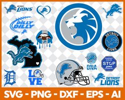 Detroit Lions Svg , Football Team Svg, Cricut, Digital Download ,Team Nfl Svg 12