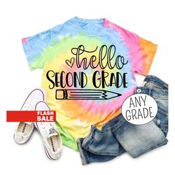 2nd Grade Shirt Girl, 2nd Grade Teacher Shirt, Second Grade Teacher Shirts Back to School Shirt for Kids First Day of Sc