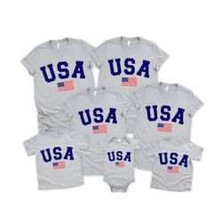 Family 4th of July Shirts, Fourth of July t-shirts matching Retro Toddler July 4th t Shirts for Boys Tees for Kids plus