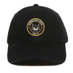 NCAA Logo Embroidered Baseball Cap, NCAA Kennesaw State Owls Embroidered Hat, Kennesaw State Owls Football Cap