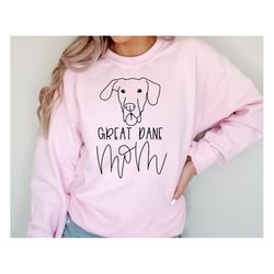 GREAT DANE Mom Sweatshirt, Great Dane Shirt, Christmas Great Dane Gifts, Dog Mom Sweatshirt, Great Dane Clothes Great Da