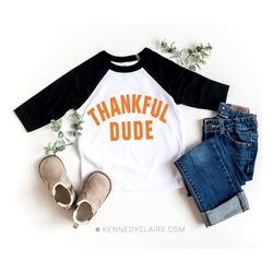 Boys Thanksgiving Shirt Funny, Toddler Boy Thankful Shirt, Baby Boy Thanksgiving Outfit, Fall Shirts for Kids, Halloween
