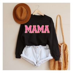 Embroidered MAMA Sweatshirt, Gifts for Mom Gift for Her, Birthday Gift for Mom, New Mom Shirt