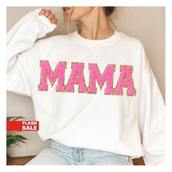 Embroidered MAMA Sweatshirt, Gifts for Mom Gift for Her, Birthday Gift for Mom, New Mom Shirt
