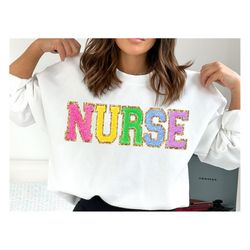 nurse sweatshirt for women, nurse shirt, back to school gift for school nurse gift