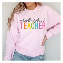 Middle School Teacher Shirt, Back to School Shirt, High School Teacher Sweatshirt, Team Teacher Shirts First Day of Scho