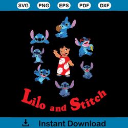 Lilo and stitch svg