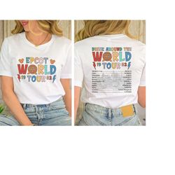 Disney Epcot World Tour Shirt, Retro Disney Mickey Epcot 1982 Tee, Epcot Center 1982 Shirt, Drinking Around The World, D