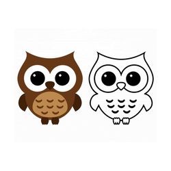 Owl Svg Bundle Animal Svg Cute Owl Svg Owl Silhouette Woodland Animal Svg Owl Svg Files for Cricut Owl Png Owl Clipart D