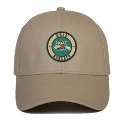 NCAA Logo Embroidered Baseball Cap, NCAA Ohio Bobcats Embroidered Hat, Ohio Bobcats Football Cap