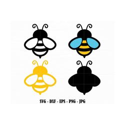 Bee SVG Bundle Cute Bee Svg Bee Cut File Bee Svg Ct File Honey Bee Svg Png Jpg Eps Dxf Bee Clipart Digital Download