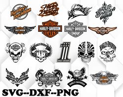 Harley Davidson SVG, Harley Davidson Bundle SVG, PNG, DXF, PDF, JPG,...