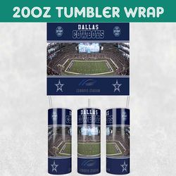 Cowboys Stadiums Tumbler Wrap, Dallas Cowboys Stadiums Tumbler Wrap, Football Stadiums Tumbler Wrap, NFL Tumbler