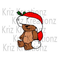 Christmas Bear SVG Cut File