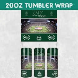 Jets Stadiums Tumbler Wrap, New York Jets Stadiums Tumbler Wrap, Football Stadiums Tumbler Wrap, NFL Tumbler