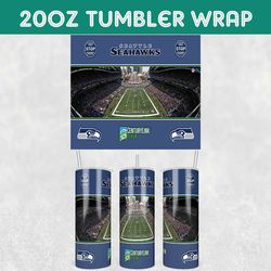 Seahawks Stadiums Tumbler Wrap, Seattle Seahawks Stadiums Tumbler Wrap, Football Stadiums Tumbler Wrap, NFL Tumbler