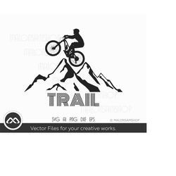 Awesome Mountain Bike SVG Trail - mountain bike svg, cycling svg, bicycle svg, mountain biking svg for Lovers