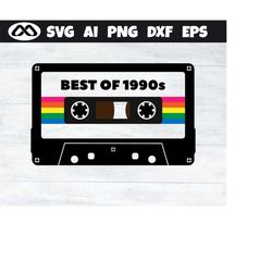 Cassette Tape 90s SVG, SVG File for Cricut, cassette tape svg, music svg, cassette tape, cassette svg, vintage cassette