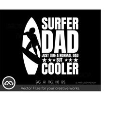 Surfing SVG Surfer dad Just like - surfing svg, surf svg, summer svg, beach svg, surfing clipart, dxf