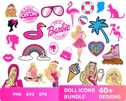 Digital Download, Barbie svg, Barbie clipart, Barbie cricut, Barbie Party, Barbie Birthday Barbie cut, svg