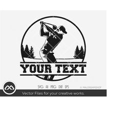 Golf SVG Your text Customize - golf svg, golfing svg, golfer svg, sports svg, png, cut file, cricut file for lovers