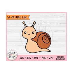 Cute Snail Layered SVG cut file for Cricut Silhouette Baby Snail Clipart PNG Forest Woodland Animal Toddler Shirt Baby S