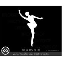 Dance SVG ballet 6 - dance silhouette,dancing svg, ballerina svg, ballet svg, cricut svg