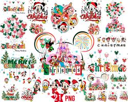 Mickey And Friends Christmas PNG, Character Xmas PNG, Disney Christmas PNG, Holiday PNG